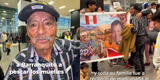 Peruano rompe en llanto al reencontrarse con su familia tras vivir en Estados Unidos por 37 años