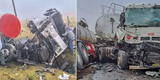 Junín: Trágico choque de dos camiones cisterna deja dos víctimas en Carretera Central