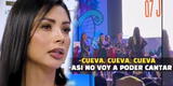 Así reaccionó Pamela Franco luego que el público gritara 'Cueva, Cueva' en pleno concierto: "No voy a poder cantar"