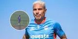 Paolo Guerrero, acompañado de Ana Paula Consorte, entrenó en solitario en César Vallejo - VIDEO