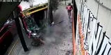 Accidente en Avenida Brasil: video capta momento cuando bus mata a 1 persona contra un poste