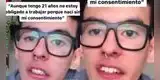 Joven de 21 años revela por qué no tiene la obligación de trabajar: "Yo no pedí nacer"