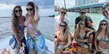 Ethel Pozo y Brunella Horna pasaron feriado largo en Miami: Derrocharon amor por sus esposos y comieron rico