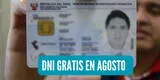 Obtén tu DNI electrónico gratis en agosto vía Reniec: entérate dónde y cómo tramitarlo