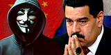 Anonymous expone a Nicolás Maduro y revela que recibió apoyo cibernético de China y Rusia