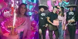 Melissa Paredes presume sorpresa por su cumpleaños junto a Anthony Aranda ¡Hubo hasta mariachis!