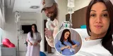 Angie Arizaga y Jota Benz hacen divertido video en la clínica antes de nacer su bebé: "Empezamos la labor"