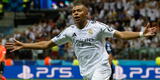 Así fue el primer gol de Kylian Mbappé en su debut con el Real Madrid