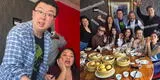 Phillip Chu Joy se luce al invitar a almorzar a todos sus compañeros de 'El Gran Chef: Famosos'