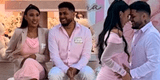 Samahara Lobatón y Bryan Torres lucen 'cariñosos' en el lujoso baby shower de su bebé