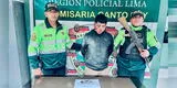 SJL: 'marca' fue detenido luego que había asaltado a un señor y robarle 30 mil soles