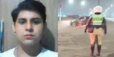 Trujillo: joven motorizado muere en terrible accidente durante operativo de control de identidad