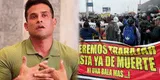 Christian Domínguez revela que presenció la muerte de un chofer de bus y apoya paro de transportistas