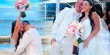 Gaby Zambrano y Johnny Lau se casaron en una romántica ceremonia frente al mar en México