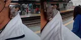 Hombre se pasea con su rata ‘egipcia’ en el Metro de Lima y genera furor en redes sociales: “No paga pasaje”