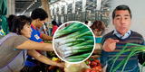 ¡Alarmante! Hallan pesticidas en cebolla china del Mercado Mayorista de Santa Anita que superan los límites máximos en 10.900%