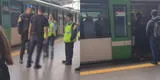 Halloween en Lima: Hombre ingresa con aterrador disfraz y es sacado del tren de la Línea 1 del Metro de Lima