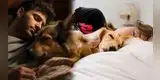 ¡Los beneficios de dormir con tu perro! Expertos dan sorprendente explicación