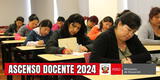 Ascenso Docente 2024 EN VIVO: LINK oficial de resultados, cronograma, cuadro de vacantes y más, vía Minedu