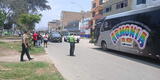 Armonía 10: balean bus de orquesta cuando se preparaban para dar un show en el Callao