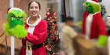 Pamela López se disfraza del Grinch y da conmovedora sorpresa a sus hijos en Navidad: "La mejor madre que Dios nos puso"