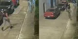 Sicarios acribillan a pasajero de taxi con 15 disparos en Surco: cámaras de seguridad captan el brutal ataque