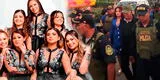 Corazón Serrano llegó FUERTEMENTE resguardada por la PNP a concierto y usuarios REACCIONAN: "Más de 20 policías"