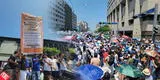 Mesa Redonda anuncia cierre total de sus locales y comerciantes asisten a multitudinaria marcha: Aquí las razones