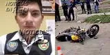 Policía MUERE tras ser arrollado por combi en brutal accidente en Chimbote: video revela sus últimos minutos de vida