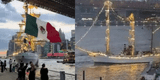 ¡TRAGEDIA en Nueva York! Buque de la Armada Mexicana embiste el Puente de Brooklyn y deja 2 fallecidos