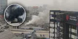 Feroz incendio al costado de la UCV de los Olivos alerta a varias familias: siniestro parece incontrolable