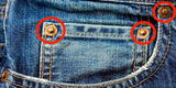 No es decorativo: La VERDAD sobre para qué sirven los botones metálicos de los jeans que no te imaginas
