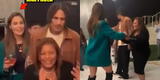 Ana Paula Consorte bailó y cantó en el cumpleaños de Doña Peta tras rumores de una mala relación