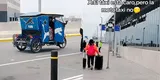Mototaxi sorprende al ingresar al nuevo aeropuerto Jorge Chávez: "Ahorro es progreso"