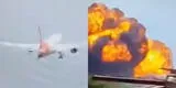 Video revela el momento exacto en que avión de Air India con 240 pasajeros se estrella: imágenes son devastadoras
