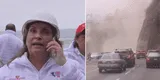 Costa Verde tras el sismo: Dina Boluarte estuvo solo 20 segundos en zona afectada y se marchó