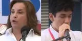 Dina Boluarte visita colegio en Piura y alumno la deja en shock con potente mensaje: "Miren más allá de los discursos"