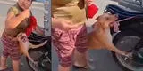 Chiclayo: perrito es atado a la parte trasera de una mototaxi para luego ser arrastrado en una carretera