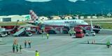 Tragedia en aeropuerto de Italia: la impactante muerte de un hombre al ser absorbido por motor de avión