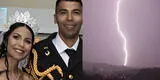 Luna de miel termina en tragedia: rayo mata a joven novia en la playa; su esposo le estaba tomando una foto