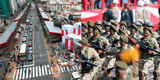 Empezó el cierre parcial de la avenida Brasil por instalación de tribunas para la Parada Militar: ¿Qué calles están cerradas?