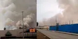 Gran incendio en Base Naval del Callao moviliza a más de 10 unidades de bomberos