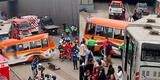 Fuerte choque entre bus del Metropolitano y cúster en Dos de Mayo: Hay tres fallecidos