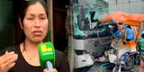 Hermana del conductor del 'Anconero' culpa a falla mecánica por fatal choque: "Perdió control de los frenos"