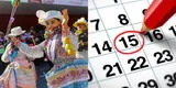 Declaran día no laborable este 15 de agosto: revisa quiénes tendrán feriado largo, según El Peruano