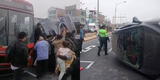 Auto se despista y vuelca en plena av. Universitaria con Belaúnde en Comas: impactante video revela el brutal accidente
