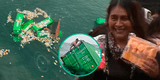 Marina lanza INMINENTE advertencia a pescadores de Ancón que rematan productos de contenedores que cayeron al mar