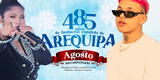 Aniversario de Arequipa 2025: Los 9 conciertos CONFIRMADOS para la SERENATA del 14 de agosto