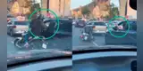 Delincuente intenta asaltar a chofer en caótico tránsito pero termina abatido con su propia arma: conductor lo enfrentó