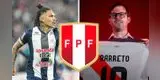 Paolo Guerrero apuntó a la FPF tras designación de Manuel Barreto como DT de Perú: "Es asunto de ellos"